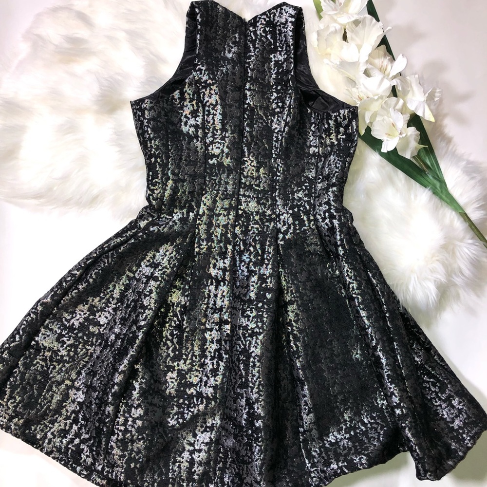 Do + Be JACQUARD DRESS‎ A-line Dress Fit and Flare Holiday Party New Years - Picture 10 of 11